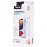 Hama Extreme Protect, kryt pre Apple iPhone 13 Pro, magnetický, D3O®, nezažltne, priehľadný