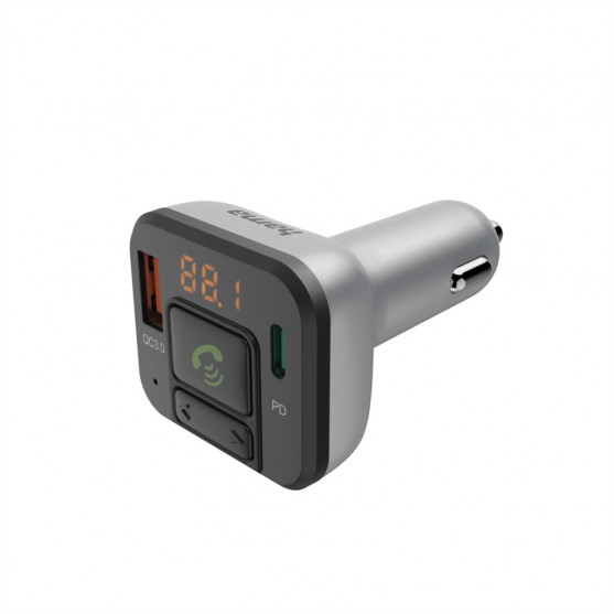 Hama FM Transmiter s Bluetooth a funkciou handsfree, USB-A, USB-C