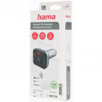 Hama FM Transmiter s Bluetooth a funkciou handsfree, USB-A, USB-C