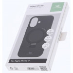 White Diamonds Mag Urban Stand Case, kryt pre Apple iPhone 17, MagSafe kompatibilný, čierny