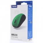 Hama bezdrôtová optická myš MW-300 V2, tichá, zelená