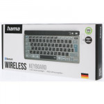 Hama bezdrôtová Multi Device klávesnica WK-700, extra kompaktná, nabíjacia