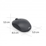 Hama mini bezdrôtová optická myš WM-150, tichá, čierna