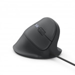 Hama vertikálna ergonomická káblová myš ECM-500R, pre pravákov, čierna