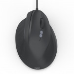 Hama vertikálna ergonomická káblová myš ECM-500R, pre pravákov, čierna