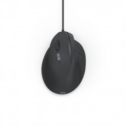 Hama vertikálna ergonomická káblová myš ECM-500L, pre ľavákov, čierna