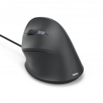 Hama vertikálna ergonomická káblová myš ECM-500L, pre ľavákov, čierna