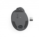 Hama vertikálna ergonomická bezdrôtová myš EWM-600L, pre ľavákov, nabíjacia, čierna