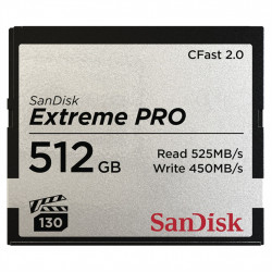 SanDisk Extreme PRO CFAST 2.0 512 GB 525 MB/s VPG130