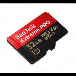 SanDisk Extreme Pro microSDHC 32 GB 100 MB/s A1 Class 10 UHS-I V30, adaptér