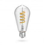 Hama SMART WiFi LED žiarovka, Matter, E27, retro, ST64 Filament, RGBW, stmievateľná, appka