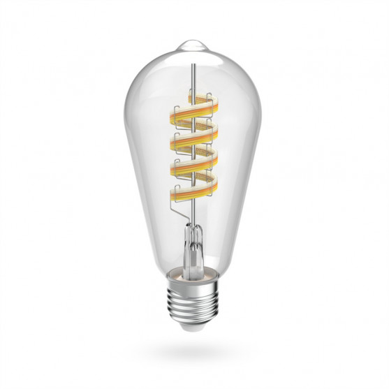 Hama SMART WiFi LED žiarovka, Matter, E27, retro, ST64 Filament, RGBW, stmievateľná, appka