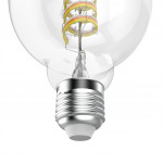 Hama SMART WiFi LED žiarovka, Matter, E27, G95 Filament, guľa, RGBW, stmievateľná, appka