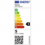 Hama SMART WiFi LED žiarovka, Matter, E27, G95 Filament, guľa, RGBW, stmievateľná, appka