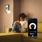 Hama SMART WiFi LED žiarovka, Matter, E27, G95 Filament, guľa, RGBW, stmievateľná, appka