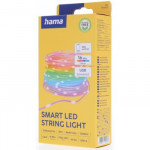 Hama SMART WiFi svetelná reťaz, 100 LED, von./vnút. použitie, nastavenie farieb, stmievanie, 10 m