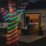 Hama SMART WiFi svetelná reťaz, 100 LED, von./vnút. použitie, nastavenie farieb, stmievanie, 10 m