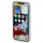 Hama ClearandChrome, kryt pre Apple iPhone 13 Pro, recyklovaný materiál, strieborný