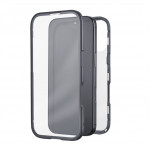 Black Rock 360° Glass, kryt pre Apple iPhone 17, sklenený, predný + zadný diel, priehľadný/čierny Black Rock 360° Glass, kryt pre Apple iPhone 17, sklenený, predný + zadný diel, priehľadný/čierny