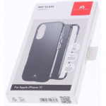 Black Rock 360° Glass, kryt pre Apple iPhone 17, sklenený, predný + zadný diel, karbónová úprava Black Rock 360° Glass, kryt pre Apple iPhone 17, sklenený, predný + zadný diel, karbónová úprava