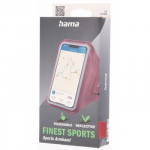 Hama Finest Sports, športové puzdro na mobil, na rameno, XXL (5-5,5/15,8x8 cm), ružové