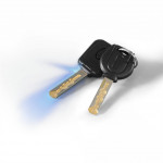 Hama cyklo zámka reťazová, 120 cm, kľúč s osvetlením