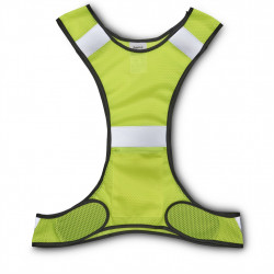 Hama reflexná vesta pre bežcov/chodcov/cyklistov, vrecko na zips, nastaviteľná veľkosť, neónovo žltá