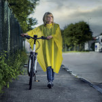 Hama pršiplášť/pončo do dažďa, farba žltá