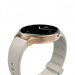 Hama 8900, smart hodinky, GPS, AMOLED 1,32, funkcia telefonovania, Alexa, béžové/zlaté