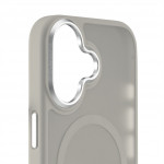 White Diamonds Hybrid Case, kryt pre Apple iPhone 17, magnetický, matný, polopriehľadný pieskový
