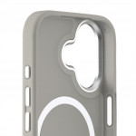 White Diamonds Hybrid Case, kryt pre Apple iPhone 17, magnetický, matný, polopriehľadný pieskový