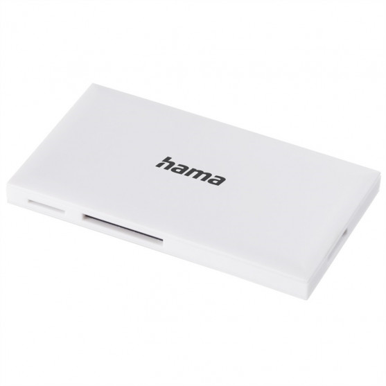 Hama USB 3.0 multi čítačka kariet, SD/micro SD, CF, MS, biela