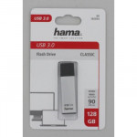 Hama FlashPen Classic, USB 3.0, 128 GB, 40 MB/s, strieborný