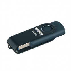 Hama USB 3.0 Flash Drive Rotate, 64 GB, 70 MB/s, petrolejová modrá