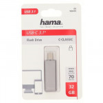 Hama USB flash disk UNI-C  Classic, USB-C 3.1, 32 GB, 70 MB/s