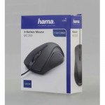 Hama optická káblová myš MC-200, čierna