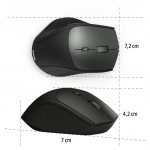 Hama bezdrôtová optická myš MW-600, USB- A/USB-C, čierna