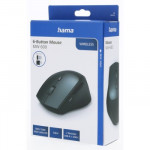 Hama bezdrôtová optická myš MW-600, USB- A/USB-C, čierna