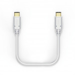 Hama kábel USB-C 2.0 typ C vidlica - C vidlica, 1,5 m, biely