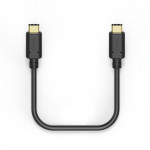 Hama kábel USB-C 2.0 typ C vidlica - C vidlica, 1,5 m, čierny