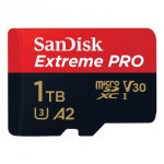 SanDisk Extreme Pro microSDXC 1 TB 170 MB/s A2 C10 V30 UHS-I U3, adapter