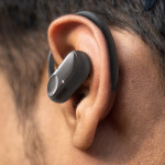 Hama Bluetooth slúchadlá Spirit Open, open-ear, klip, tmavá šedá