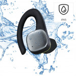 Hama Bluetooth slúchadlá Spirit Athletics s klipom, kôstky, nabíjacie puzdro, čierne