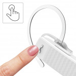 Hama MyVoice1500, Bluetooth headset mono, pre 2 zariadenia, Siri, Google Assist., biely