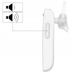 Hama MyVoice1500, Bluetooth headset mono, pre 2 zariadenia, Siri, Google Assist., biely