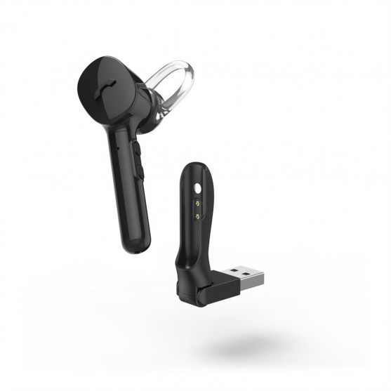 Hama MyVoice1300, Bluetooth headset mono, pre 2 zariadenia, Siri, Google Assist., nabíjacia stanica