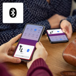 Hama MyVoice1300, Bluetooth headset mono, pre 2 zariadenia, Siri, Google Assist., nabíjacia stanica