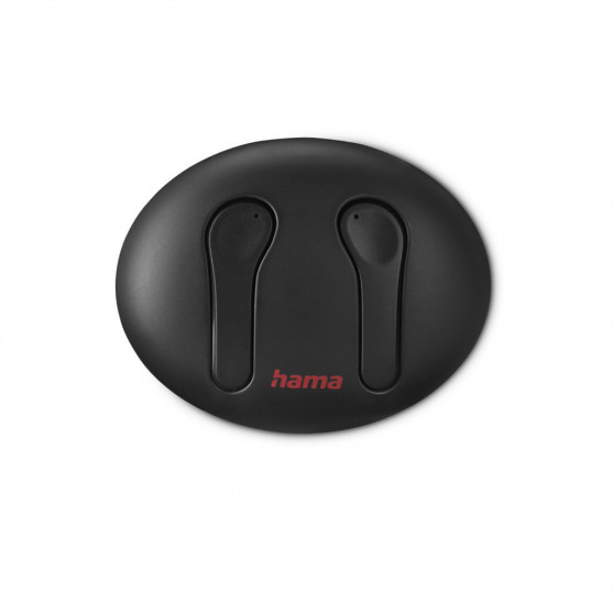 Hama Bluetooth slúchadlá Spirit Unchained, kôstky, ENC, Qi, čierna