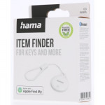 Hama lokalizačný čip/vyhľadávač kľúčov/predmetov, Apple Find My, certifikácia MFi, Bluetooth, biely