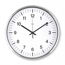 Hama Java, nástenné hodiny, riadené rádiovým signálom, 35 cm, strieborné